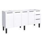 Gabinete Júpiter de Aço Branco 2m Cozimax